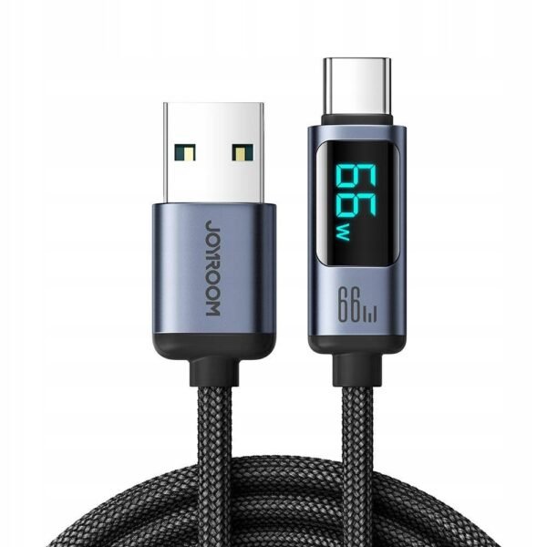 JOYROOM CABLE USB C USB 66W 1.2m LED